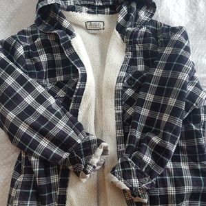 Fleece-Lined Flannel jacket